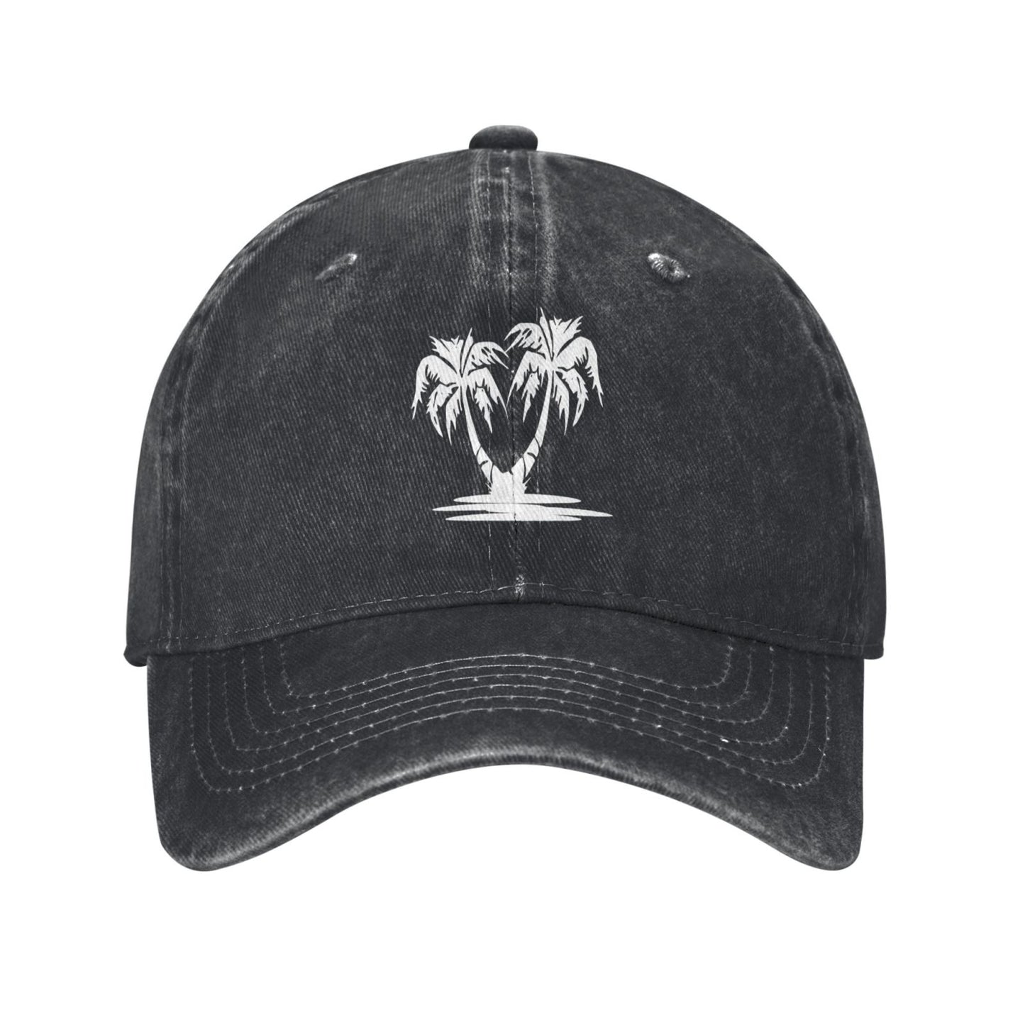 Coconut Tree Print Printed unisex baseball cap adjustable cap outdoor trucker hat veterans Gifts