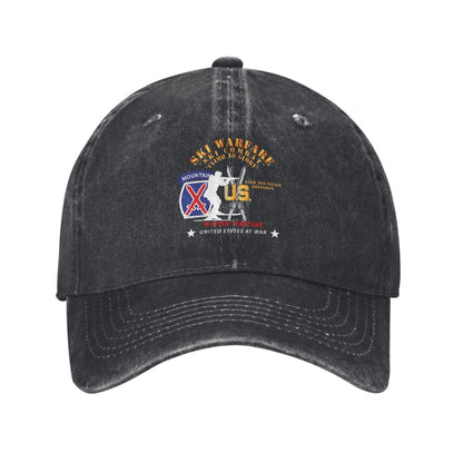 USAF Combat Control Team Ski Warfare Printed unisex baseball cap adjustable cap outdoor sun hats trucker hat