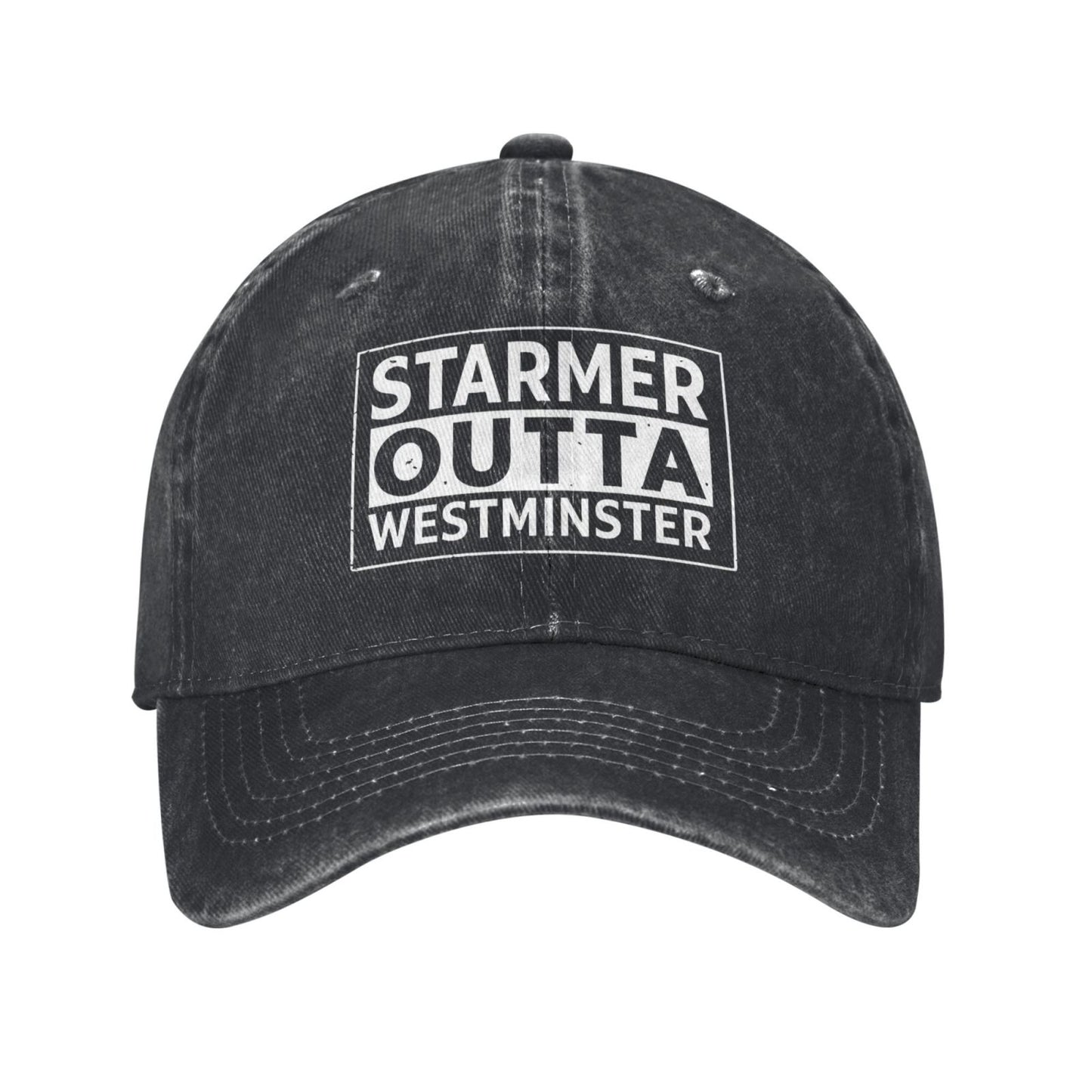 Starmer Outta Westminster Printed unisex baseball cap adjustable cap outdoor sun hats trucker hat
