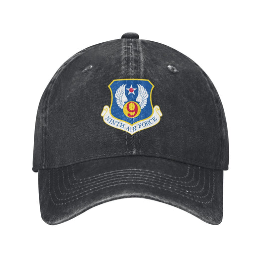 Ninth Air Force-Emblem (Cold War) Printed unisex baseball cap adjustable cap veteran gift