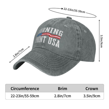 Turning Point Forever 1993-2025 Patriotic Quote Printed unisex baseball cap outdoor hats adjustable cap trucker gift hat