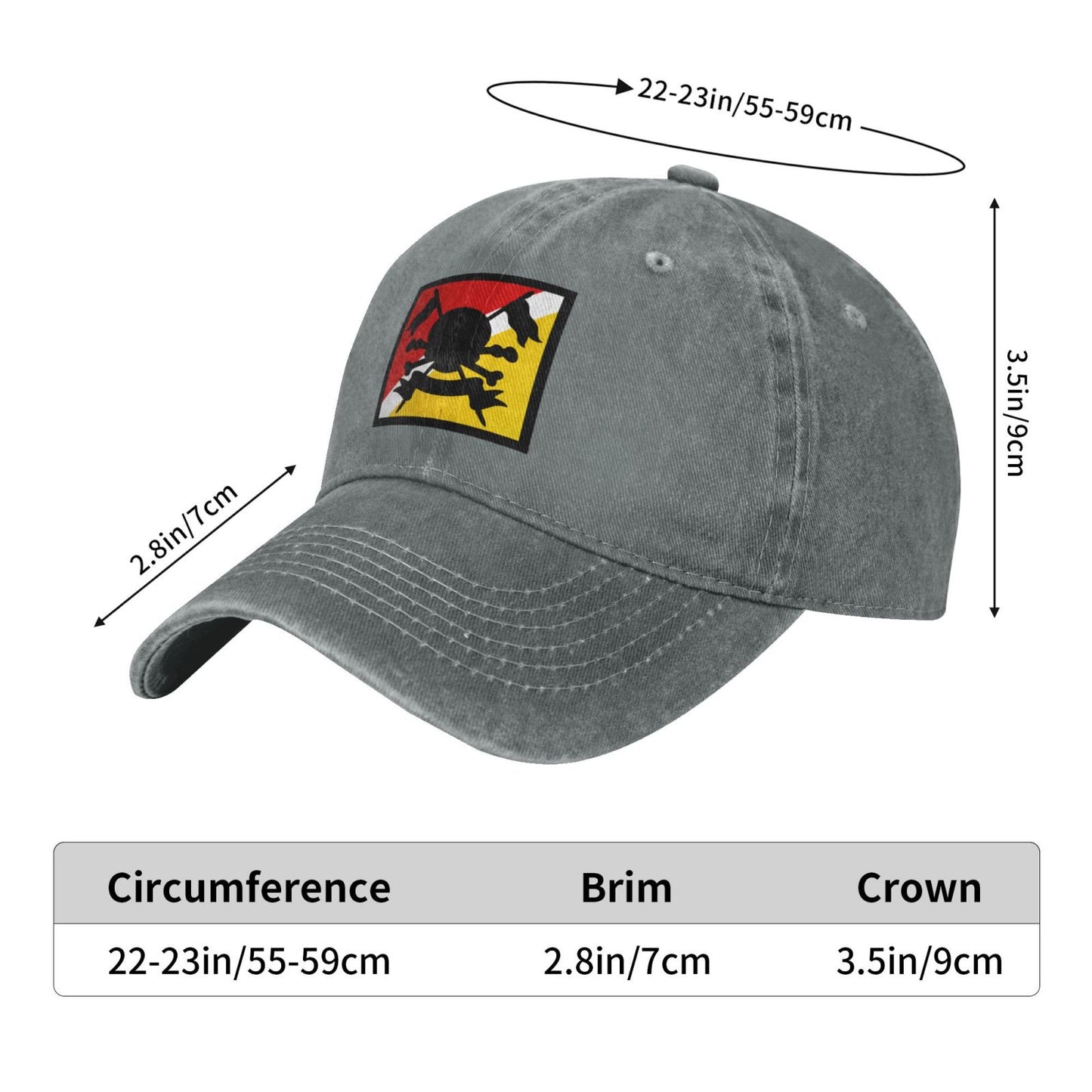 Royal Lancers TRF Printed unisex baseball cap adjustable cap outdoor sun hats trucker hat