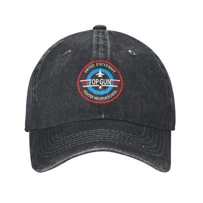TOPGUN, United States Naval Fighter Weapons School Printed unisex baseball cap outdoor hats adjustable cap trucker gift hat