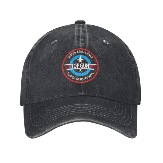 TOPGUN, United States Naval Fighter Weapons School Printed unisex baseball cap outdoor hats adjustable cap trucker gift hat