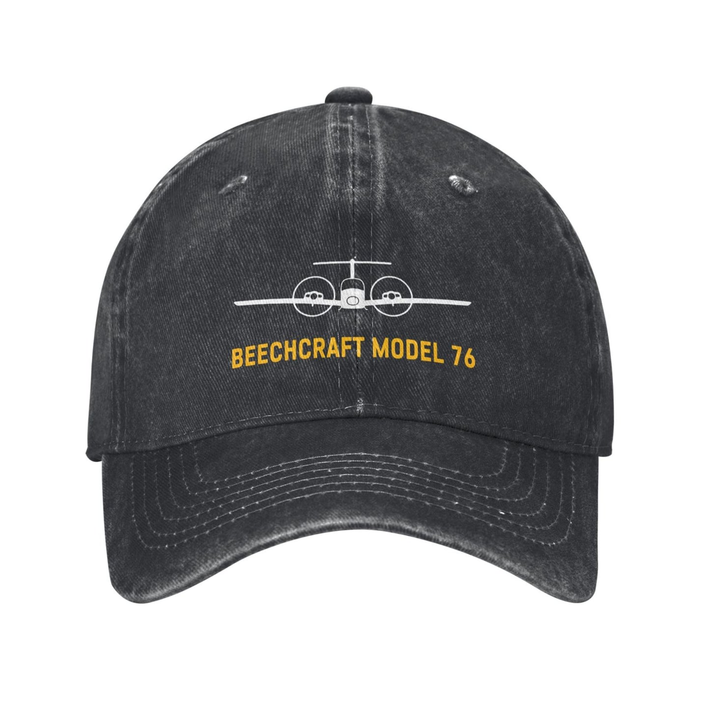 Beechcraft Model 76 Printing unisex baseball cap adjustable hats Outdoor leisure hat veteran gift