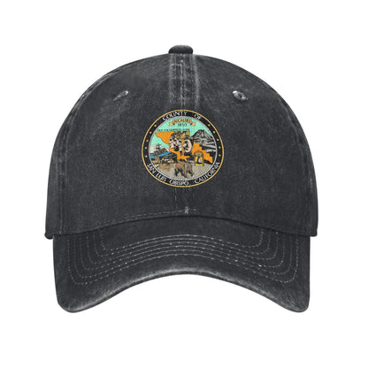 San Luis Obispo County California Printed unisex baseball cap adjustable cap outdoor sun hats trucker hat
