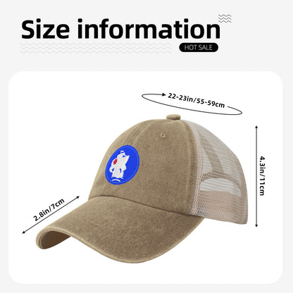 UNITED STATES ARMY SOUTH SSI Printed unisex baseball cap adjustable grid baseball cap veteran gift