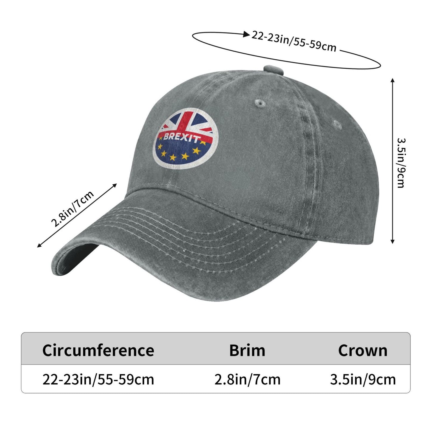 Brexit-England Is Leaving Printed unisex baseball cap adjustable cap outdoor sun hats trucker hat