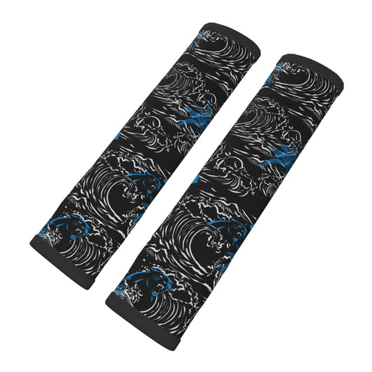 Carolina Panthers Car seat belt shoulder strap UNISEX seat belt protective cover black