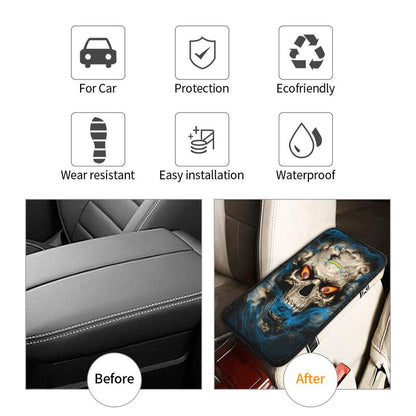 San Diego Chargers Printed car armrest box pad elbow support anti slip pad