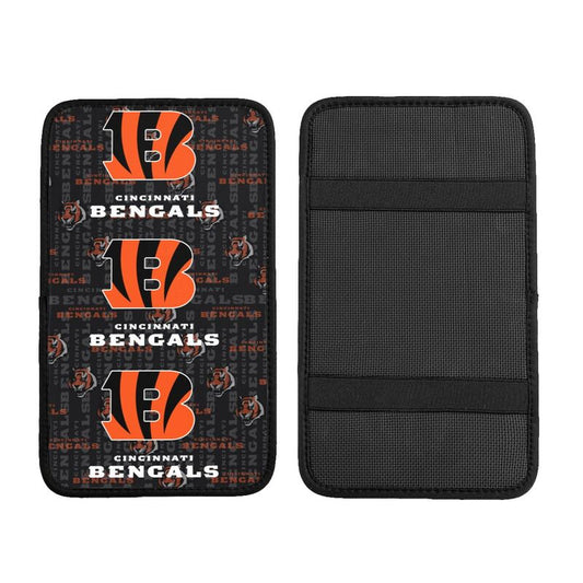 Cincinnati Bengals Printed car armrest box pad anti-abrasion pad
