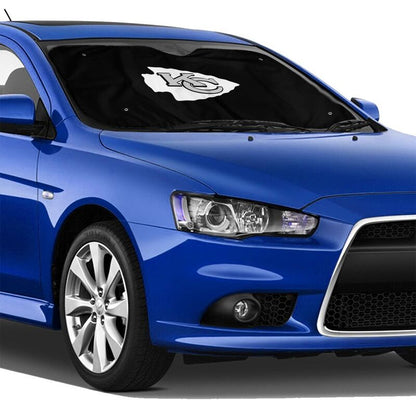 Kansas City Chiefs Printing suitable for front Car windshield sunshades Car windshield sunshades