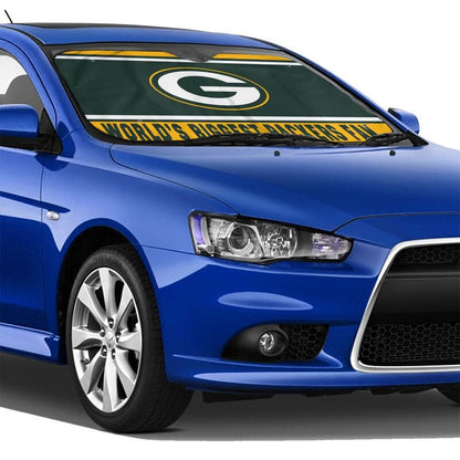 Green Bay Packers Printing is suitable for car front windshield sunshades Car windshield sunshades