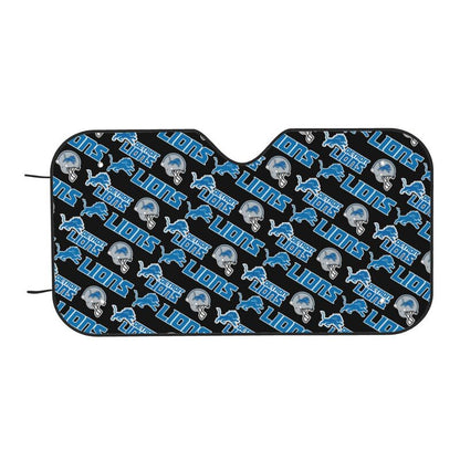 Detroit Lions 2 Printed suitable for front Car windshield sunshades Car windshield sunshades
