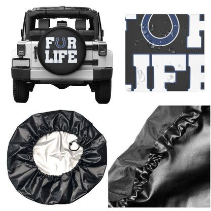 Indianapolis Colts Printing tire protection cover car spare tire dust protection cover