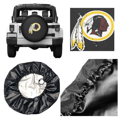 Washington Redskins 3 Printing tire protection cover car sun protection tire protection covers