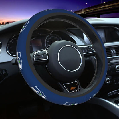 Seattle Seahawks 4 Printed car anti-skid cover elastic steering wheel cover