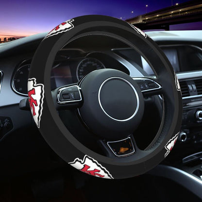 Kansas City Chiefs Printed elastic steering wheel cover car steering wheel protective cover