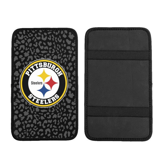 Pittsburgh Steelers 2 print Car handrail box cushion Personalized car armrest cover