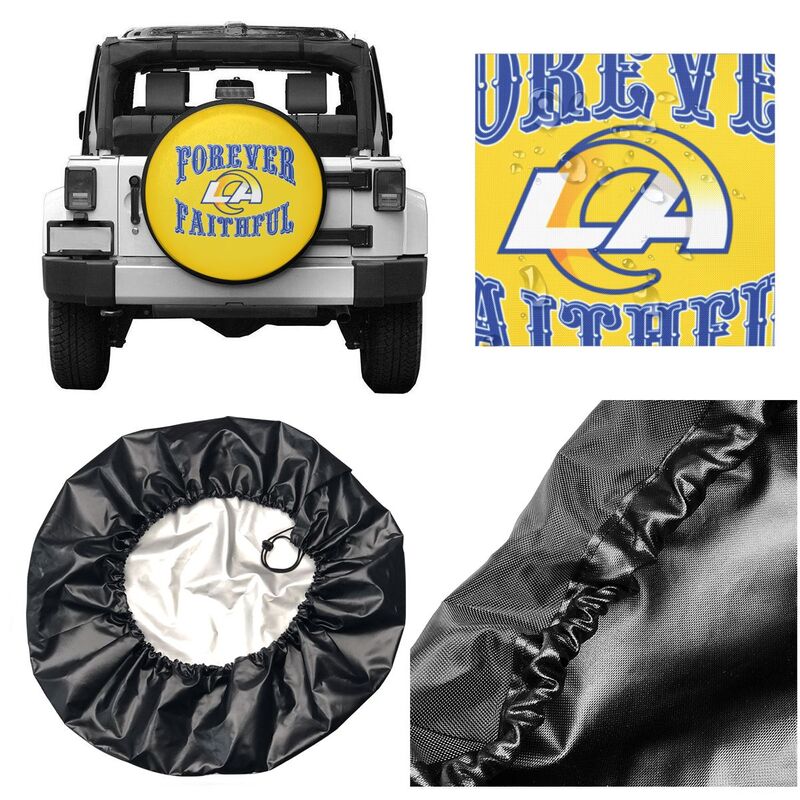 Los Angeles Rams Printing car spare tire dust protection cover tire protection cover