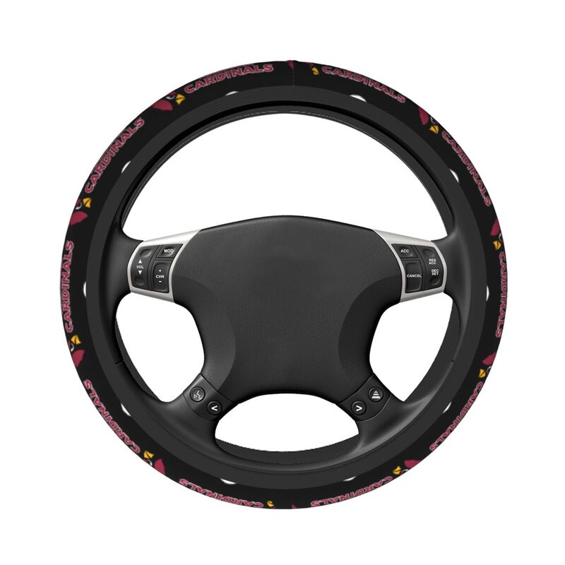 Arizona Cardinals Printed car protective cover elastic steering wheel cover