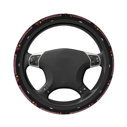 Arizona Cardinals Printed car protective cover elastic steering wheel cover