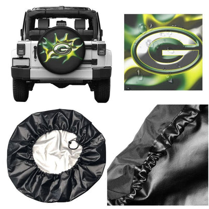 Green Bay Packers Tyre protective cover car dustproof sunscreen tyre protective cover