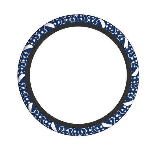 Indianapolis Colts 1 Printed breathable elastic steering wheel protective cover