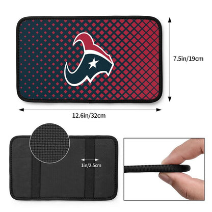 Houston Texans Car handrail box cushion Personalized printed car armrest cover