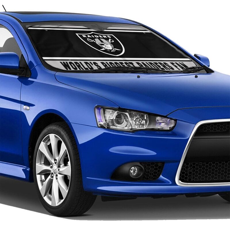 Las Vegas Raiders Printing is suitable for car front windshield sunshades Car windshield sunshades