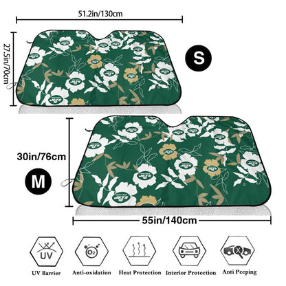 New York Jets Printed car windshield sunshade front windshield sunshade (multi size)