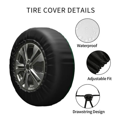 New York Jets Car tire protection cover spare tire waterproof and dustproof cover