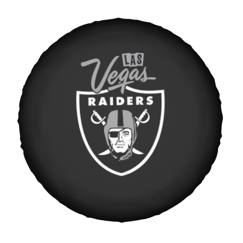 Las Vegas Raiders 2 car dustproof sunscreen tyre protective cover Tyre protective cover
