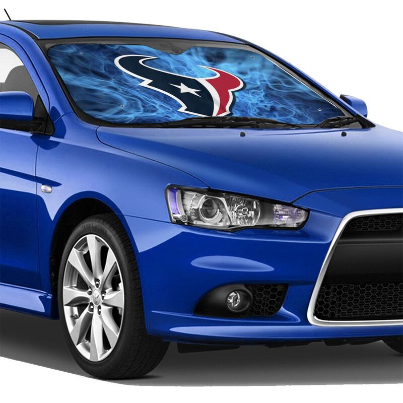 Houston Texans Print suitable for front Car windshield sunshades Car windshield sunshades