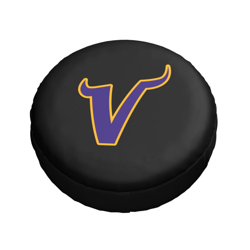 Minnesota Vikings 2 Car tire protective cover waterproof and dustproof tire cover
