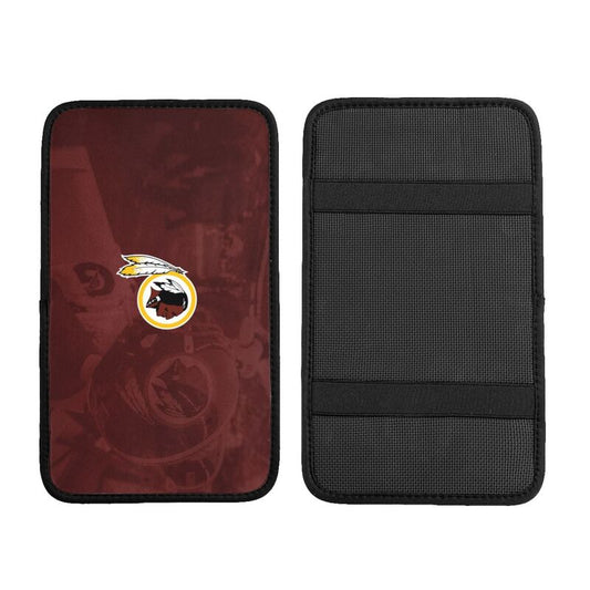 Car armrest box pad Washington Commanders 2 Printed central armrest box pad protective pad