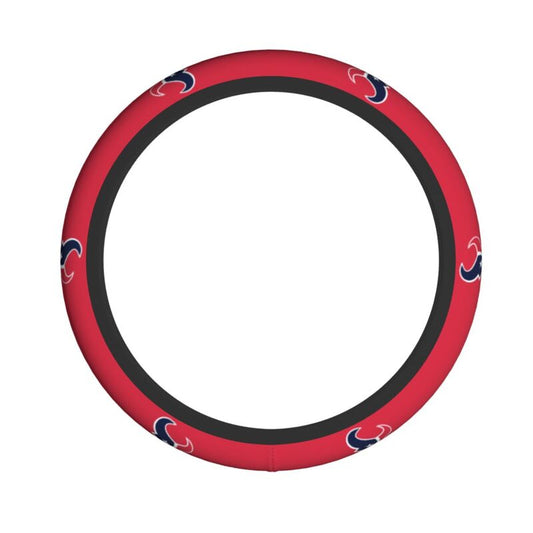 Houston Texans 2 Printed breathable elastic steering wheel protective cover