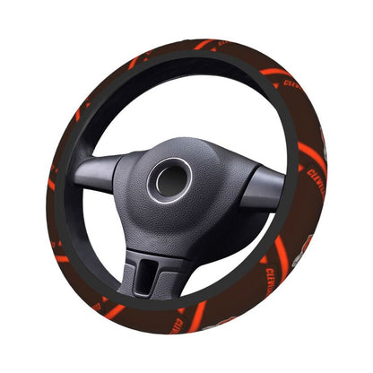 Cleveland Browns 1 Printed breathable elastic steering wheel cover anti slip cover