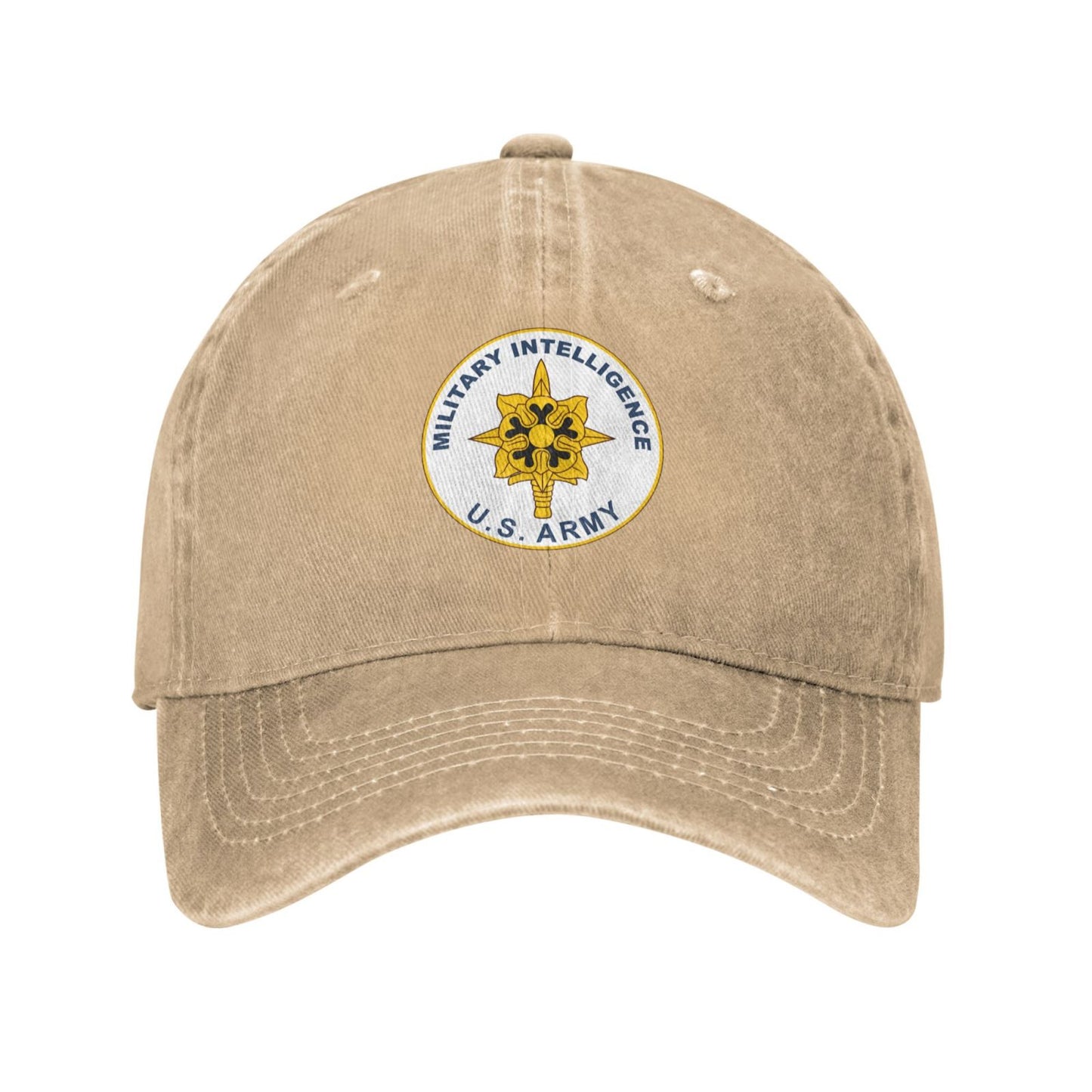 U.S. ARMY MILITARY INTELLIGENCE Printed unisex baseball cap adjustable cap outdoor sunshade trucker hat