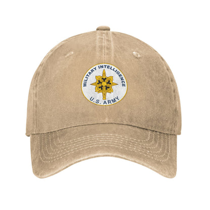 U.S. ARMY MILITARY INTELLIGENCE Printed unisex baseball cap adjustable cap outdoor sunshade trucker hat