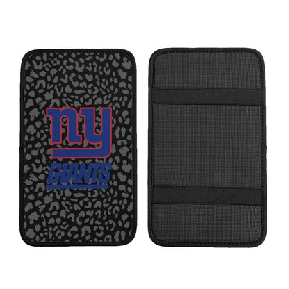 New York Giants 2 printed Car handrail box cushion Personalized car armrest cover