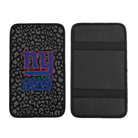 New York Giants 2 printed Car handrail box cushion Personalized car armrest cover
