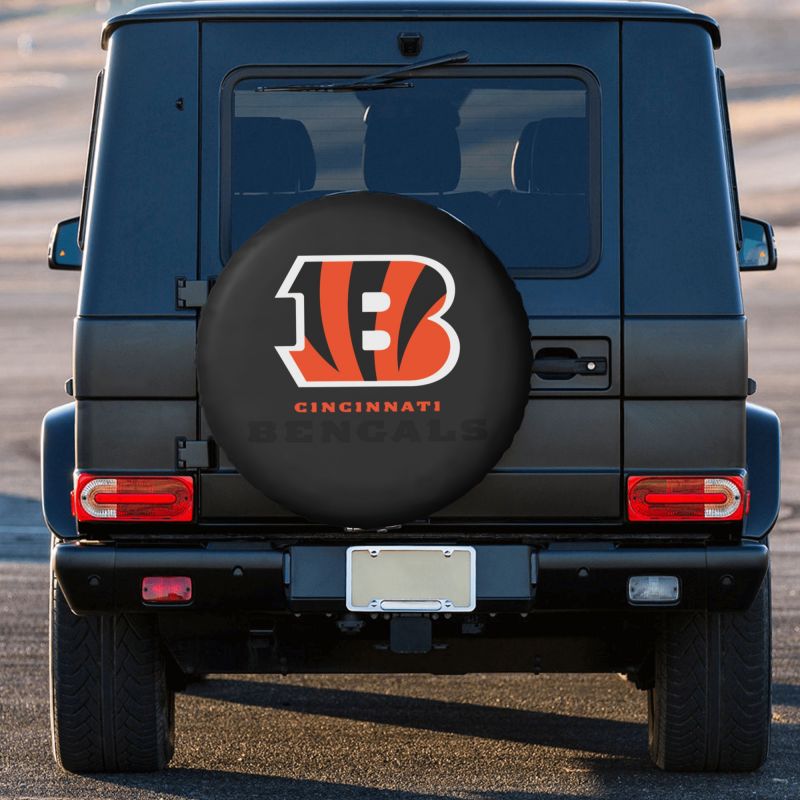 Cincinnati Bengals Car tire protection cover spare tire waterproof and dustproof cover