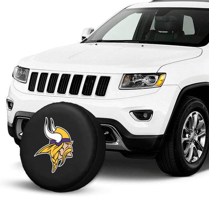Minnesota Vikings Car tire protective cover waterproof and dustproof tire cover