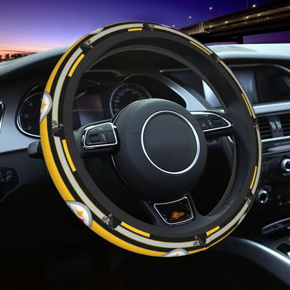 Pittsburgh Steelers Printed breathable elastic steering wheel anti slip cover