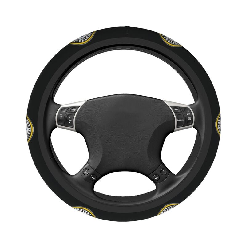Pittsburgh Steelers Printed car anti-skid cover elastic steering wheel cover