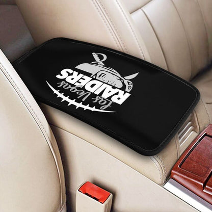 Car armrest box pad Las Vegas Raiders5 Printed central armrest box pad anti slip pad