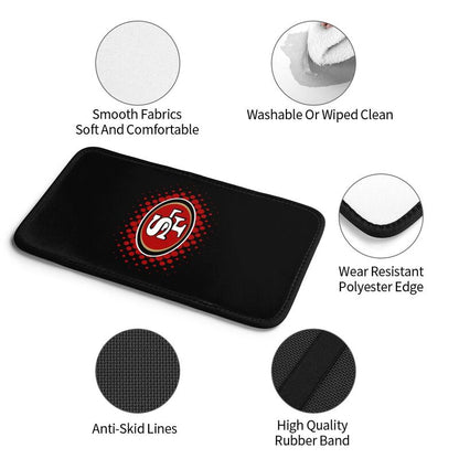 San Francisco 49ers Printed car armrest box cushion armrest protective cover
