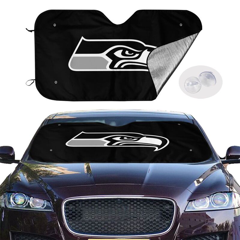 Seattle Seahawks Printed car multi size front windshield sunshade car windshield sunshade
