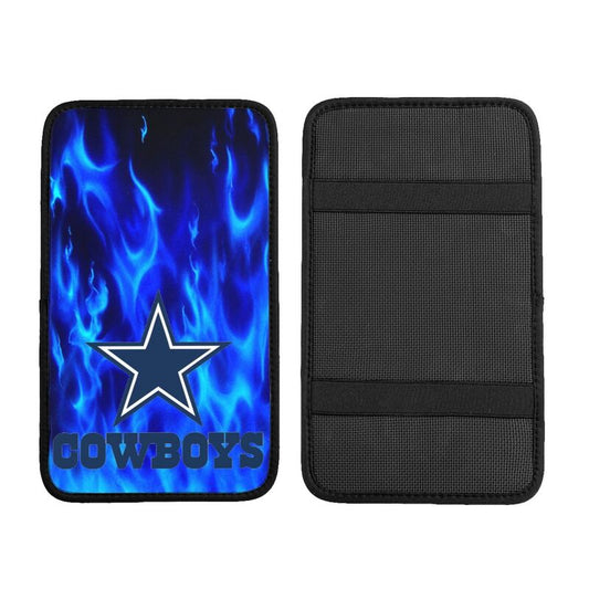 Car armrest box pad Dallas Cowboys Printed center armrest box pad protective pad